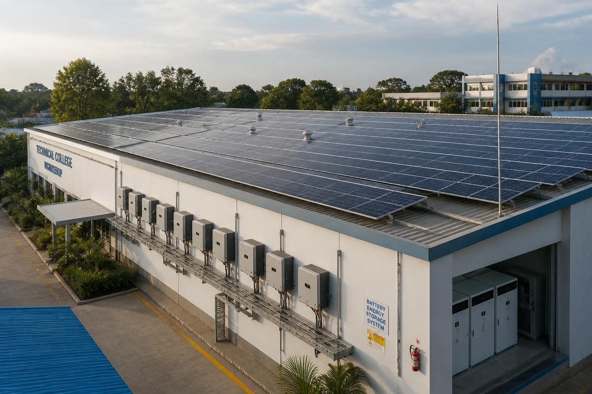 Thika Technical Training Institute: 339.76 kWp solar + 430 kWh BESS